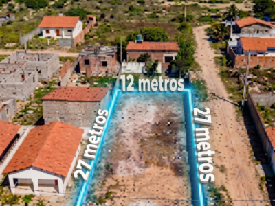 Lote de Esquina em Carapibus (12x27m) – Excelente Potencial Residencial ou Comercial